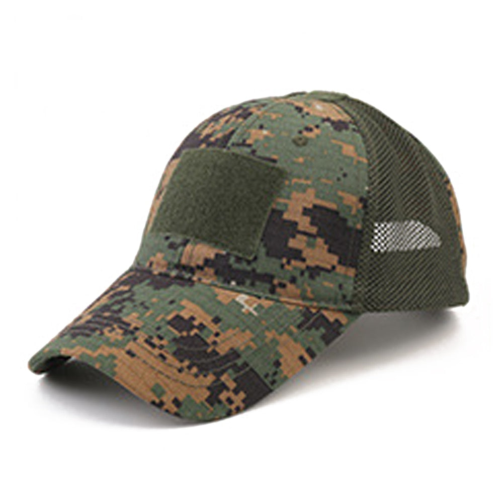 Tactical Army Caps Military Camouflage Hat Outdoor Summer Sunscreen Adjustable Baseball Caps For Airsoft Hunting Camping Hiking