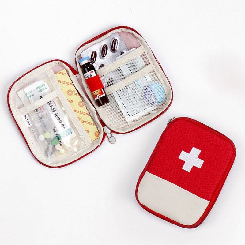 Portable First Aid Medical Kit Travel Outdoor Camping Useful Mini Medicine Storage Bag Emergency Survival Bag Pill Case