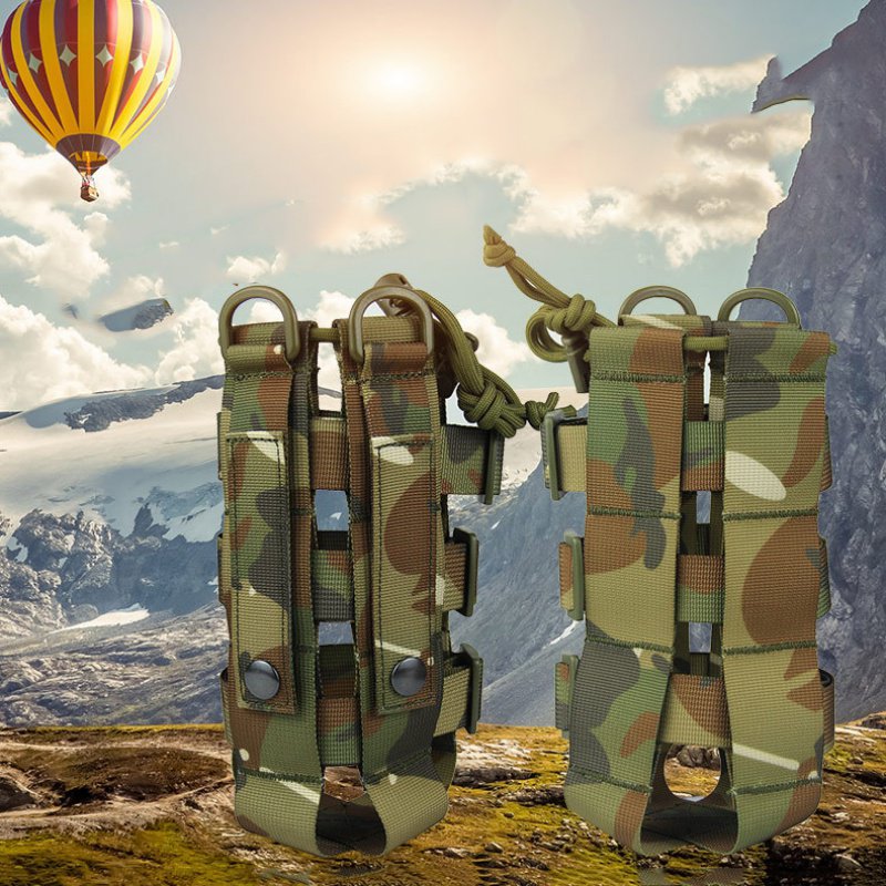 0.5L-2.5L Tactical Molle Water Bottle Pouch Oxford Canteen Cover Holster Outdoor Traveling Hiking Kettle Bag With Molle System