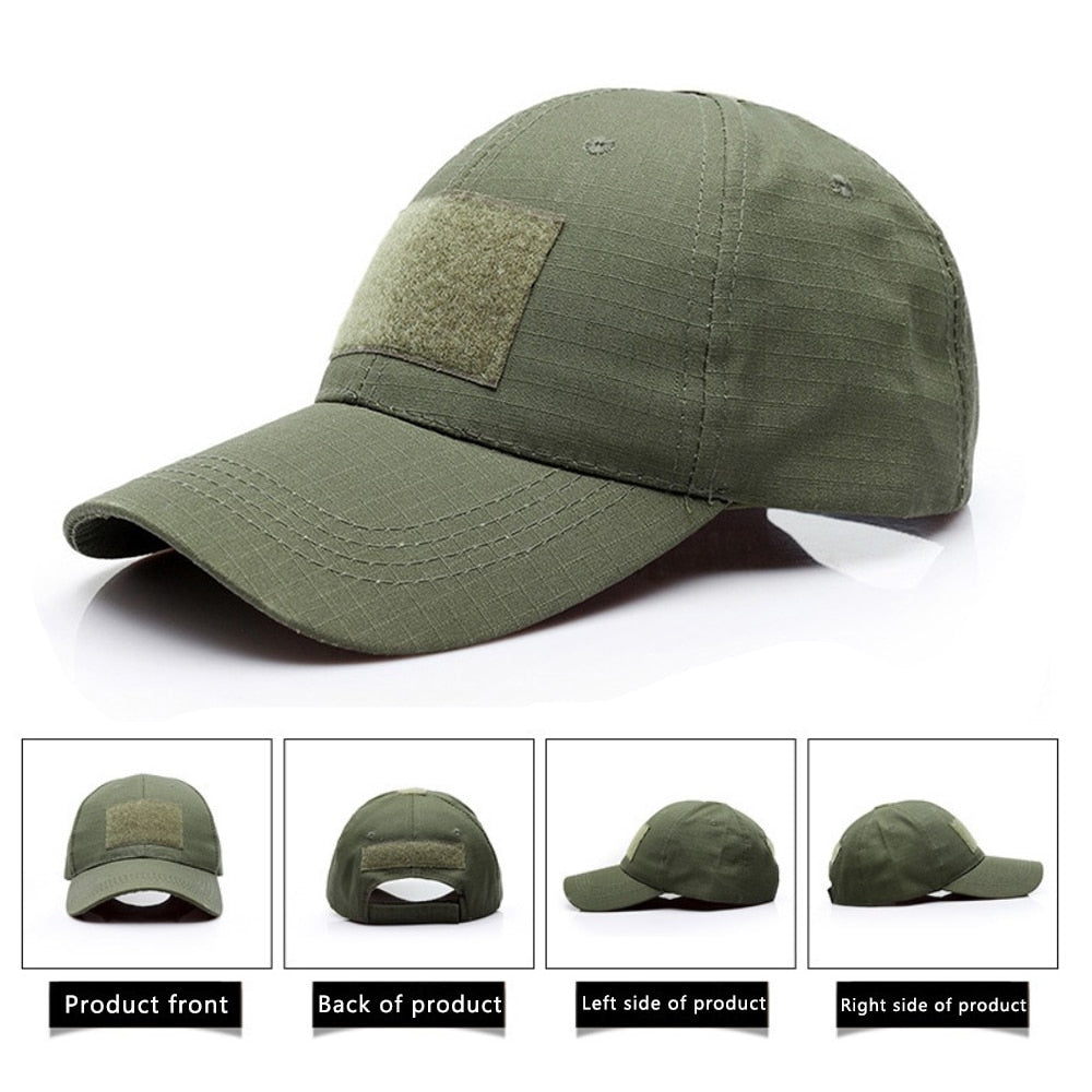 Tactical Army Caps Military Camouflage Hat Outdoor Summer Sunscreen Adjustable Baseball Caps For Airsoft Hunting Camping Hiking