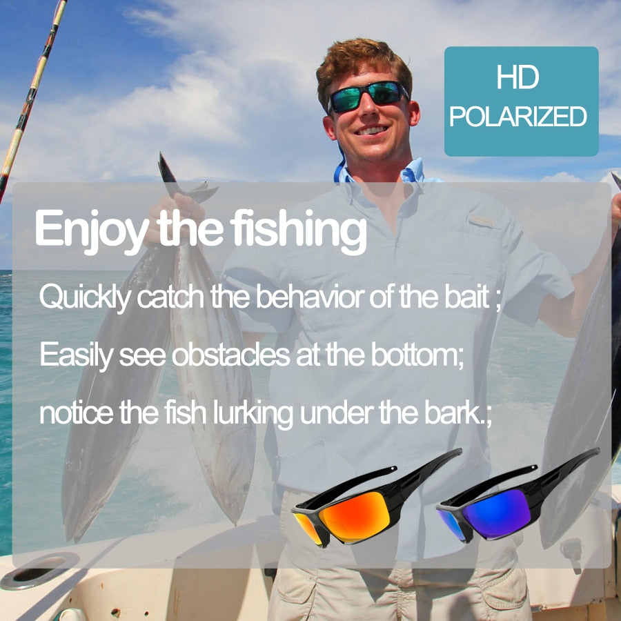 NEWBOLER Polarized Hiking Sunglasses Camouflage Black Frame Sport Sun Glasses Camping Eyewear UV400 Climbing Goggles