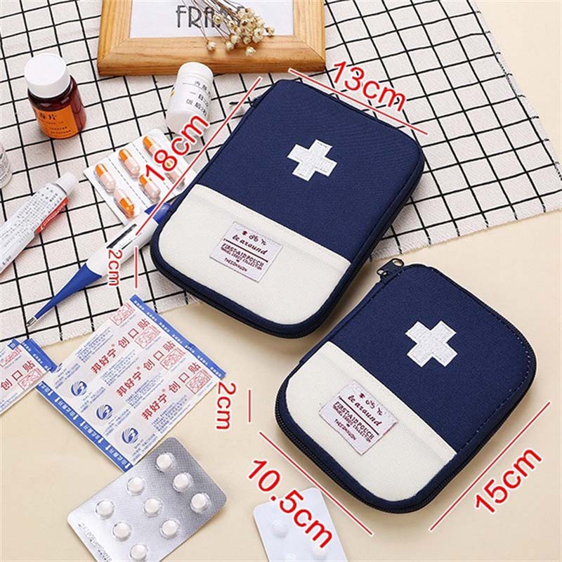 Portable First Aid Medical Kit Travel Outdoor Camping Useful Mini Medicine Storage Bag Emergency Survival Bag Pill Case