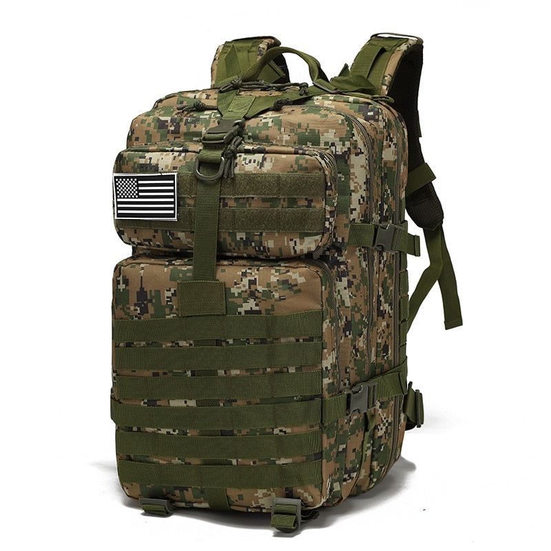 50L Men Military Tactical Backpack Waterproof Large Capacity Bags Outdoor Sport Hiking Camping Hunting Trekking Men Rucksacks