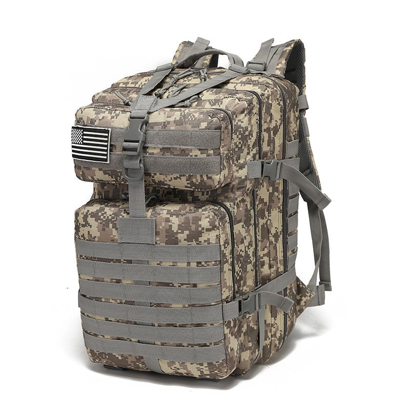 50L Men Military Tactical Backpack Waterproof Large Capacity Bags Outdoor Sport Hiking Camping Hunting Trekking Men Rucksacks