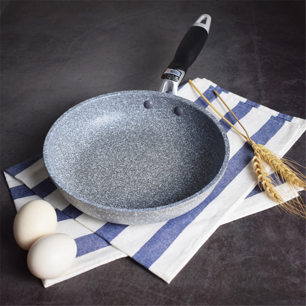 28cm Non-stick Frying Pan With Lid Wok Skillet Cauldron Cooking Pots Induction Cooker Pancake Egg Gas Stove Kitchen Accessories