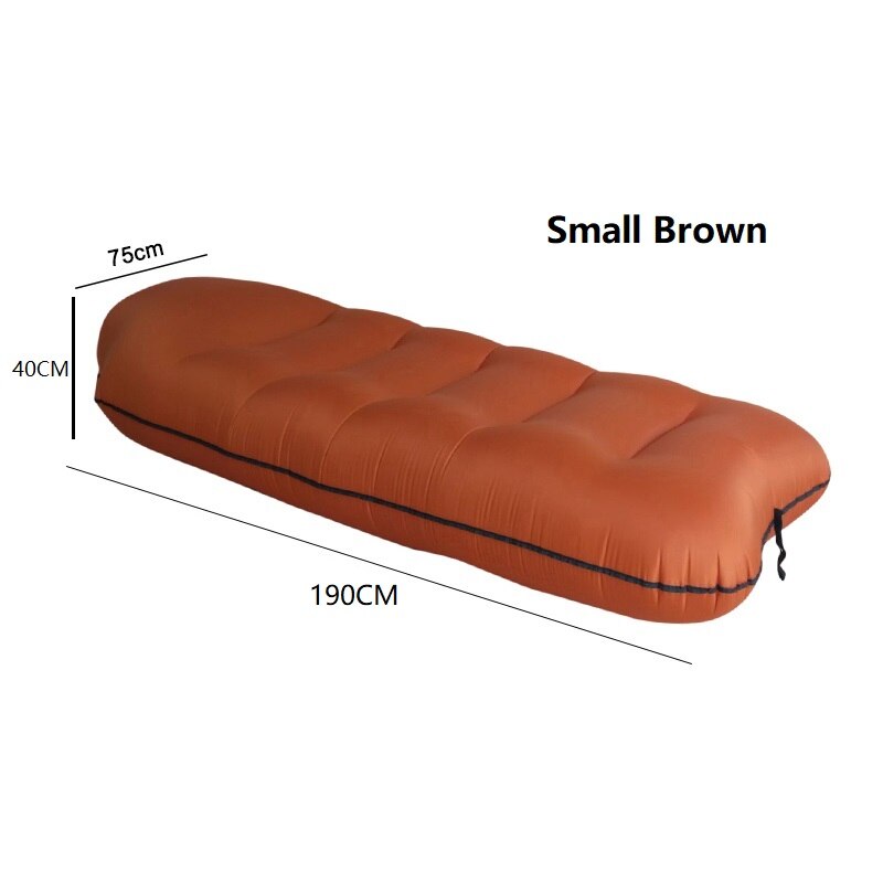 Outdoor Inflatable Garden Furniture Pation Nylon Air Sofa Bed Portable Beach Lounge Chair Folding Water Air Matress Air Couch