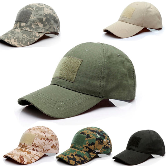 Tactical Army Caps Military Camouflage Hat Outdoor Summer Sunscreen Adjustable Baseball Caps For Airsoft Hunting Camping Hiking