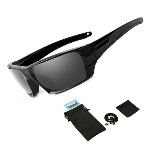 NEWBOLER Polarized Hiking Sunglasses Camouflage Black Frame Sport Sun Glasses Camping Eyewear UV400 Climbing Goggles