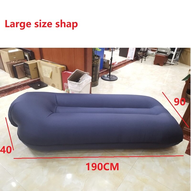 Outdoor Inflatable Garden Furniture Pation Nylon Air Sofa Bed Portable Beach Lounge Chair Folding Water Air Matress Air Couch