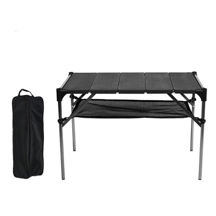 Outdoor Folding Table Camping Barbecue Stitched Assembled Aluminum Plate Table Ultra Light Stall Table Picnic Table