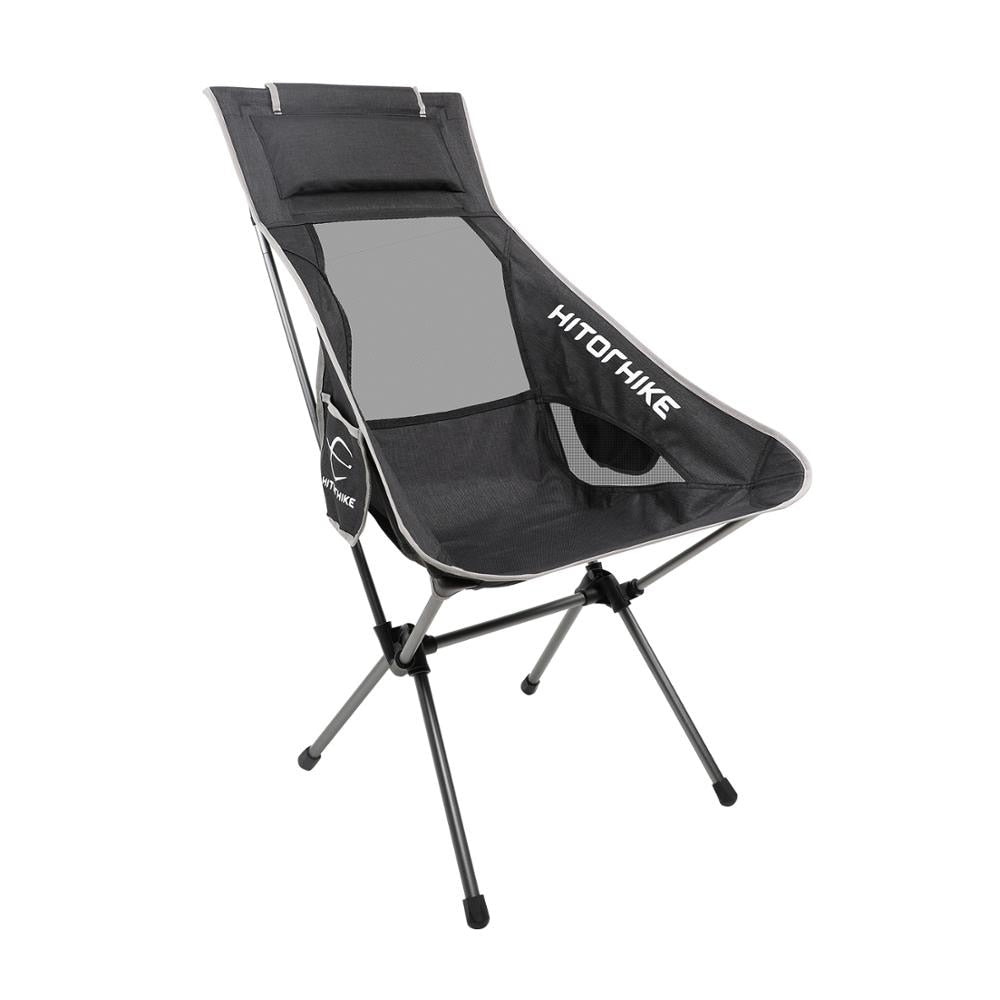 Portable Moon Chair Lightweight Fishing Camping Barbecue Chair Foldable Extended Hiking Seat Garden Ultra Light Office Household