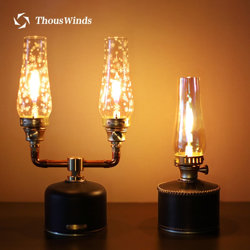 Thous Winds Spark Gas Lantern Outdoor Camping Gas Light Atmosphere Light Camp Light Lighting