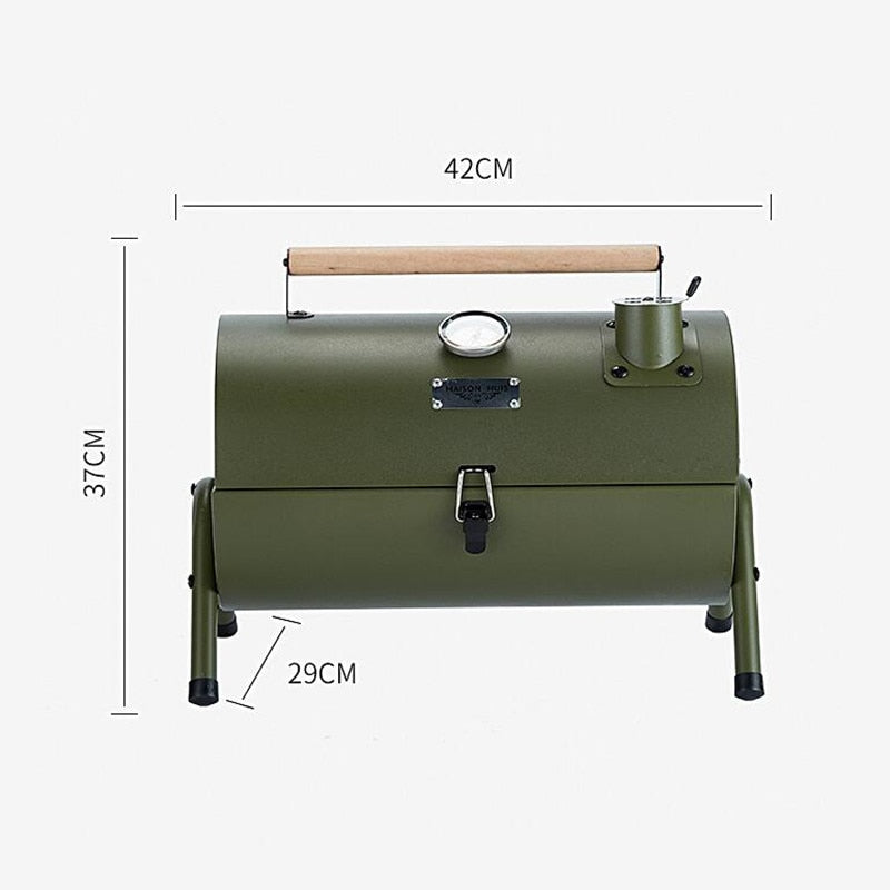 Portable Outdoor BBQ Grill 2-4 Person Patio Camping Picnic Barbecue Stove