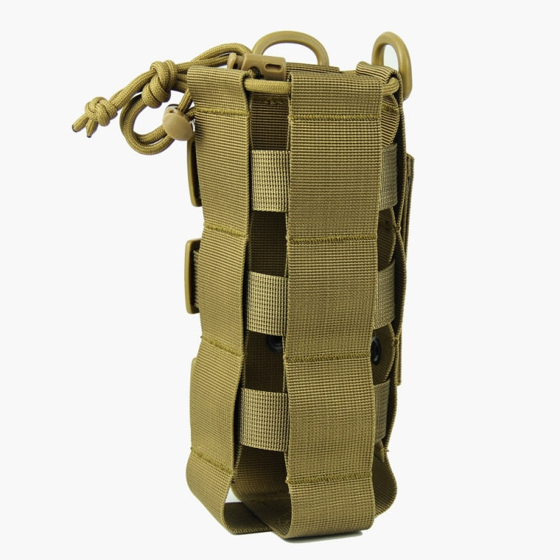 0.5L-2.5L Tactical Molle Water Bottle Pouch Oxford Canteen Cover Holster Outdoor Traveling Hiking Kettle Bag With Molle System