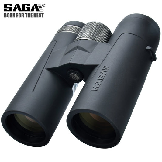 Saga High Definition Binoculars 8X42 10X42 ED Lens Camping Hunting Scopes Large Eyepiece Telescope Professional Binocular Hd