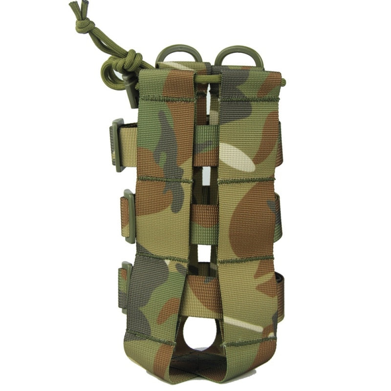 0.5L-2.5L Tactical Molle Water Bottle Pouch Oxford Canteen Cover Holster Outdoor Traveling Hiking Kettle Bag With Molle System