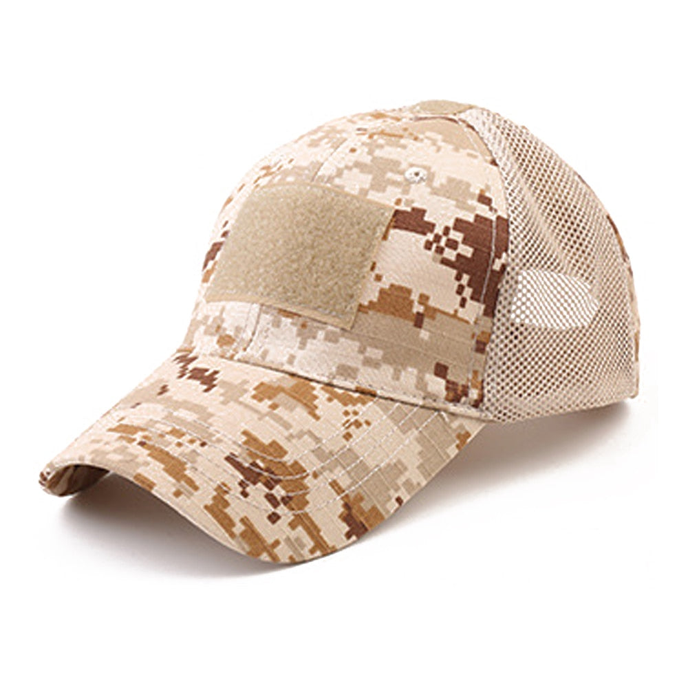 Tactical Army Caps Military Camouflage Hat Outdoor Summer Sunscreen Adjustable Baseball Caps For Airsoft Hunting Camping Hiking