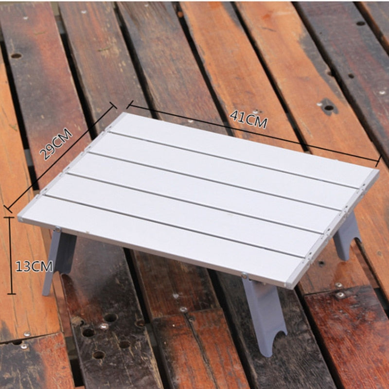 Outdoor Folding Table Camping Barbecue Stitched Assembled Aluminum Plate Table Ultra Light Stall Table Picnic Table