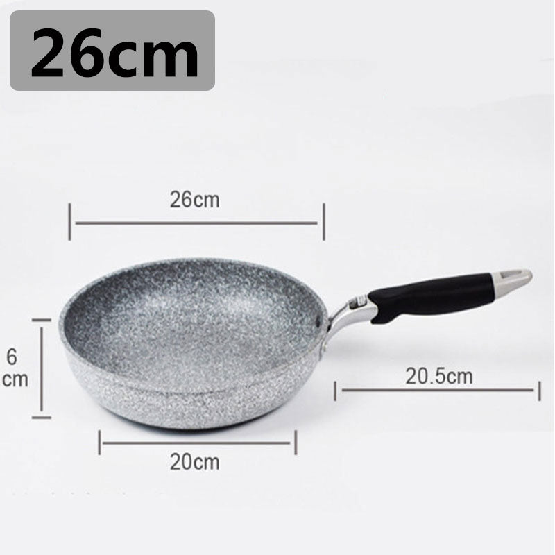 28cm Non-stick Frying Pan With Lid Wok Skillet Cauldron Cooking Pots Induction Cooker Pancake Egg Gas Stove Kitchen Accessories