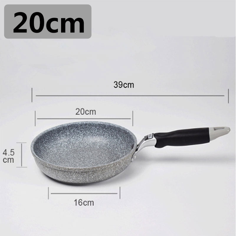 28cm Non-stick Frying Pan With Lid Wok Skillet Cauldron Cooking Pots Induction Cooker Pancake Egg Gas Stove Kitchen Accessories