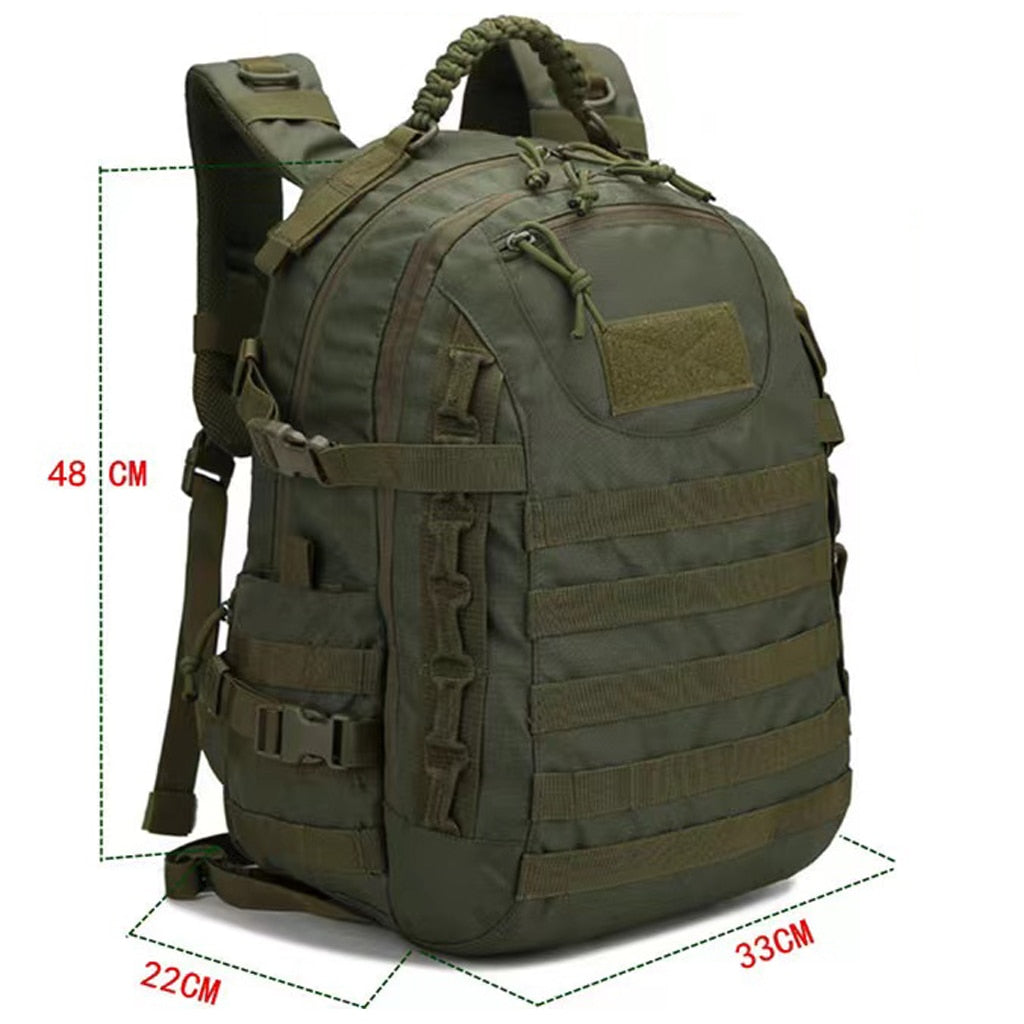 35L Camping Backpack Waterproof Trekking Fishing Hunting Bag Military Tactical Army Molle Climbing Rucksack Outdoor Bags mochila